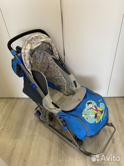 Детские санки коляска Ника