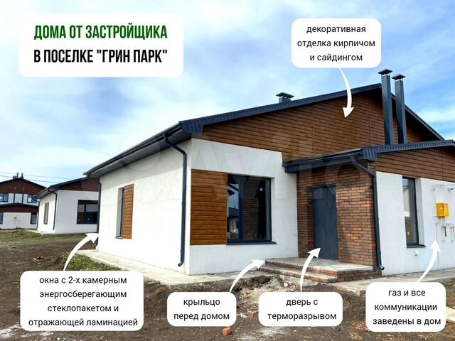 Дом 69 м² на участке 4 сот.