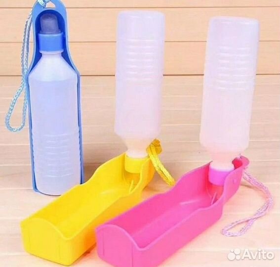 Дорожная поилка для животных (собак,кошек)