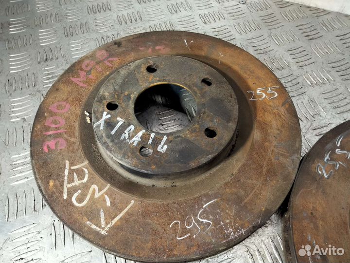 Тормозные диски передние Nissan x-trail t31