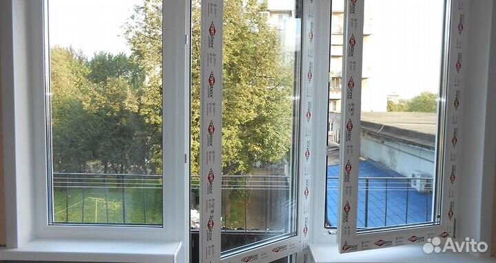 Поворотное пластиковое окно