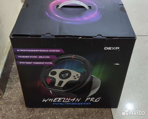 Игровой руль dexp wheelman pro 900 купить в Некрасовском | Электроника ...