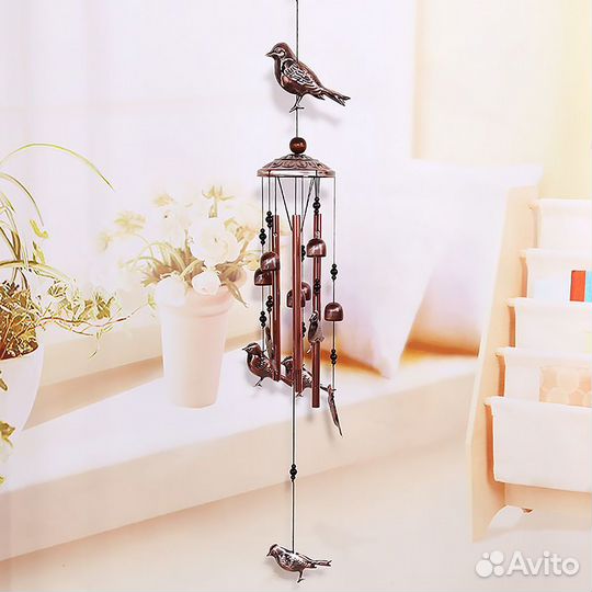 Музыка ветра - Колибри (красная медь)