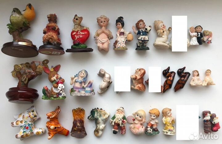 Игрушки керамика киндер нэцкэ сувениры 500+ штук