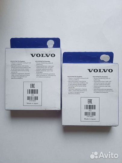 Свечи зажигания volvo