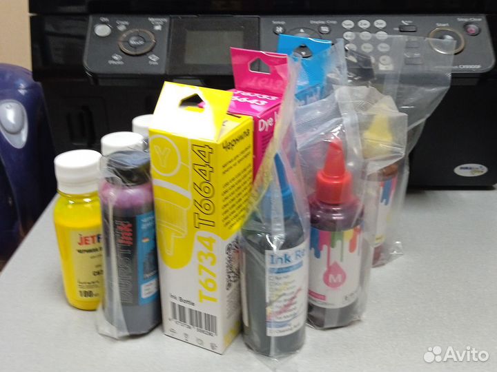 Комплект чернил для принтера epson