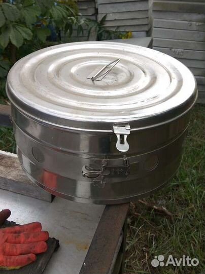 Коптильня горячего копчения из нержавейки