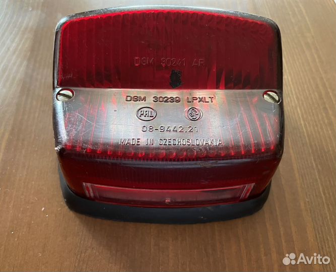 Стоп-сигнал, фонарь для мотоцикла Ява и Чезет