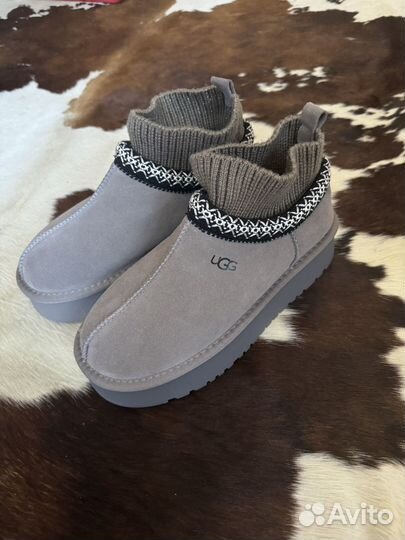 Угги UGG tasman с носком на платформе