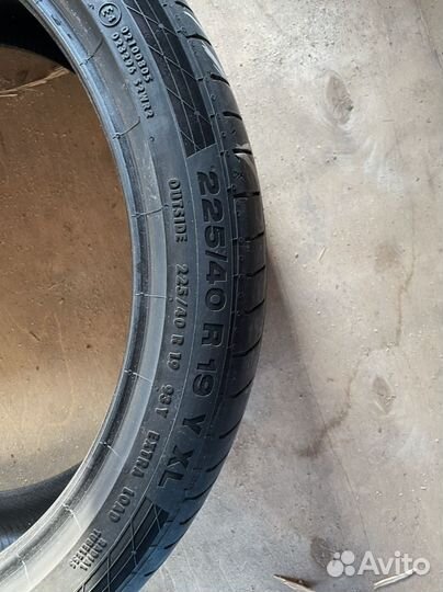 Continental ContiSportContact 5 225/40 R19 и 255/35 R19 93Y