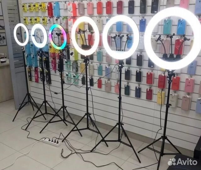 Кольцевая лампа/ 26-55см