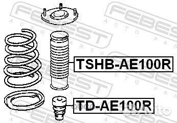 Пыльник задней стойки