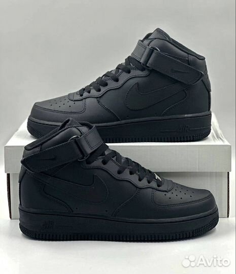 Nike Air Force 1 High черные