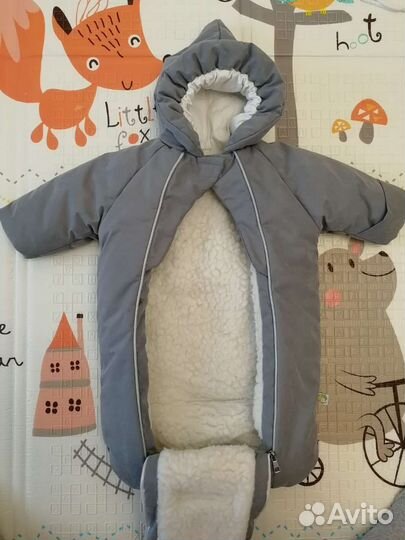 Конверт на выписку зимний с мехом