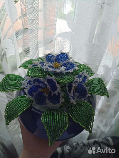 Цветы и деревья из бисера