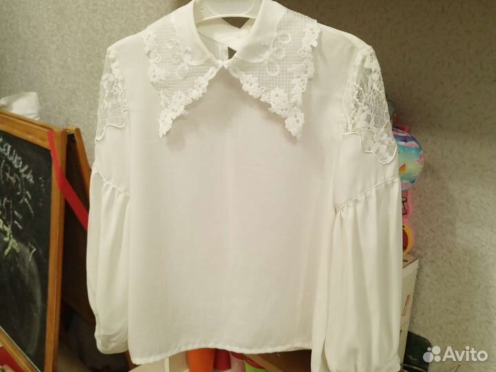 Школьная блузка 128