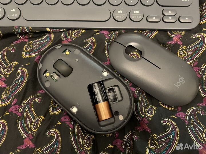 Беспроводная мышь и клавиатура logitech k380