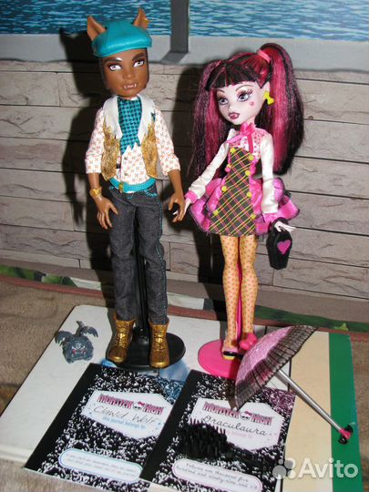 Монстер хай Клод и Дракула Draculaura & Clawd Wolf