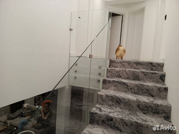 Ограждения для балконов Перила из стекла