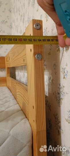 2х ярусная кровать IKEA с матрасами IKEA