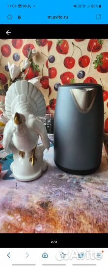 Статуэтка фарфоровая глухарь Германия 1937-1960гг