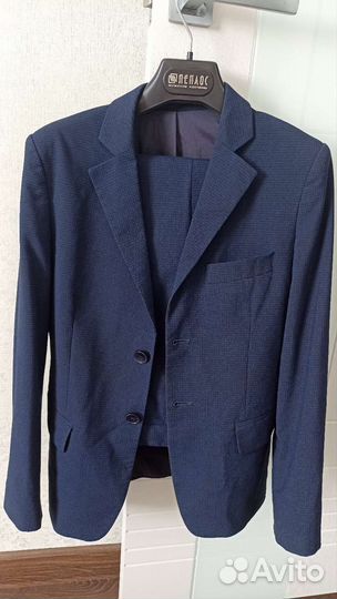 Школьный костюм для мальчика 140 синий