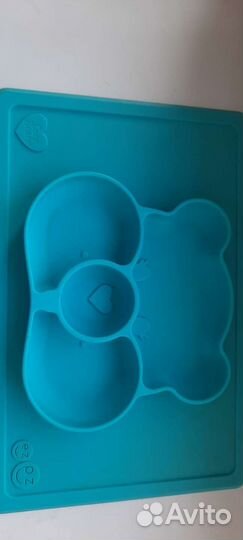Силиконовая тарелка детская