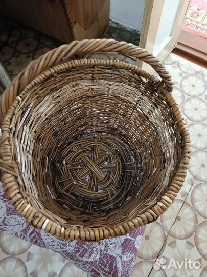 Корзина плетеная для грибов