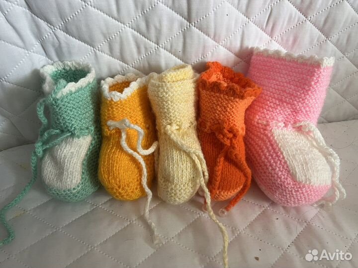 Пинетки вязаные