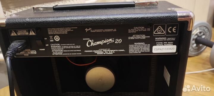 Комбоусилитель Fender Champion 20