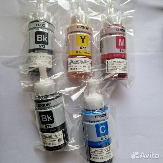 Чернила для принтера epson