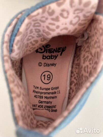 Пинетки для девочки 19 размер