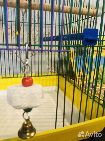 Клетка для попугая б/у