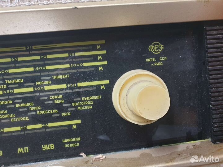 Ламповая радиола вэф Рига