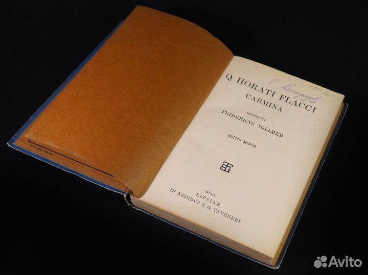 Гораций. Оды / Horatius. На латыни. 1910 год