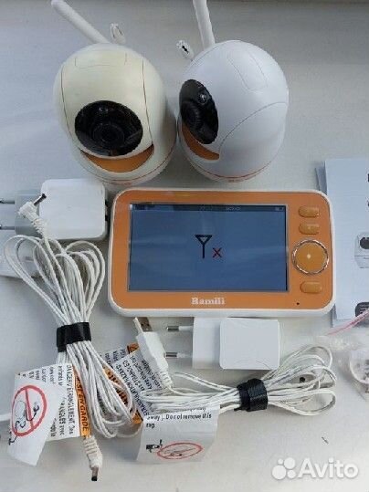 Видеоняня ramili baby rv600 с 2 камерами