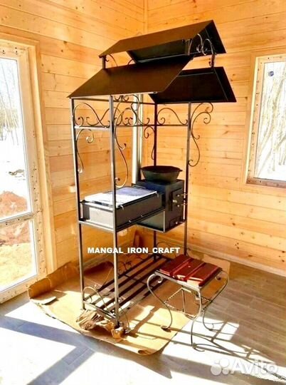 Мангал кованый