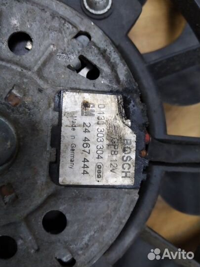 Вентилятор радиатора Opel Astra H Z19DT 2004-2010