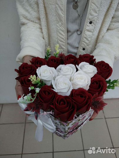 Букет из мыльных цветов