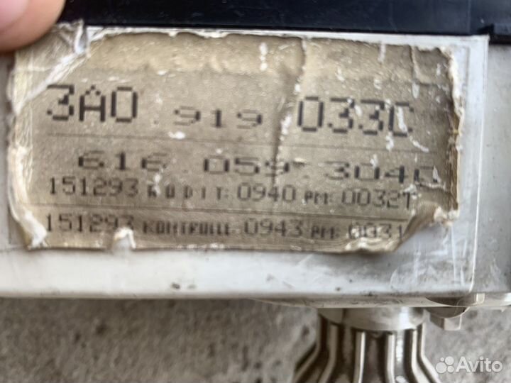 Панель приборов Volkswagen Passat b4 1.9