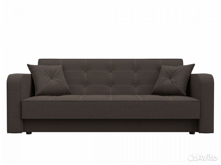 Диван-книжка Тур, рогожка, амур коричневый. Москва