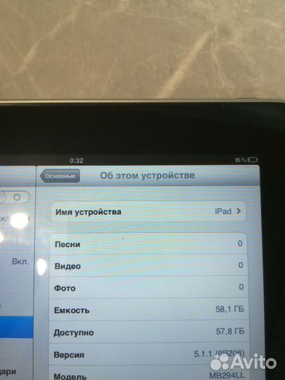 Планшет iPad 1