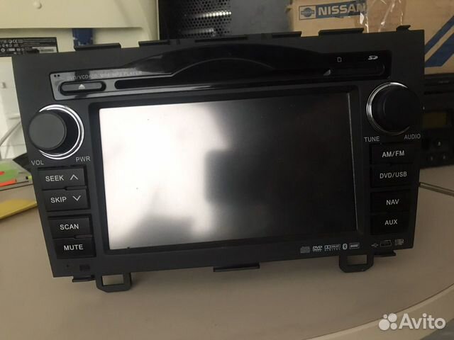 Магнитола 2 din DVM-1331 на Honda CR-V