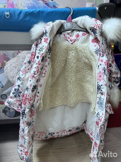 Зимнее пальто/Пуховик 2-4 года,98