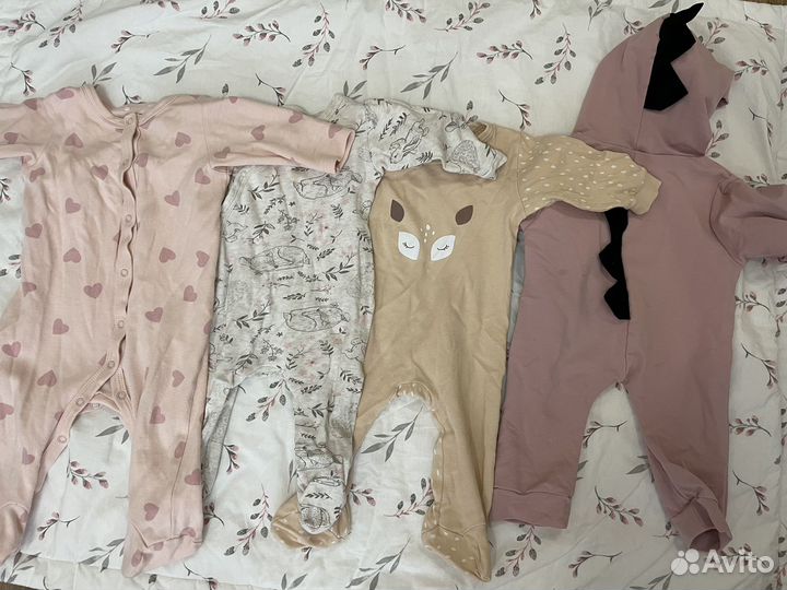 Пакет с вещами девочка 68 размер