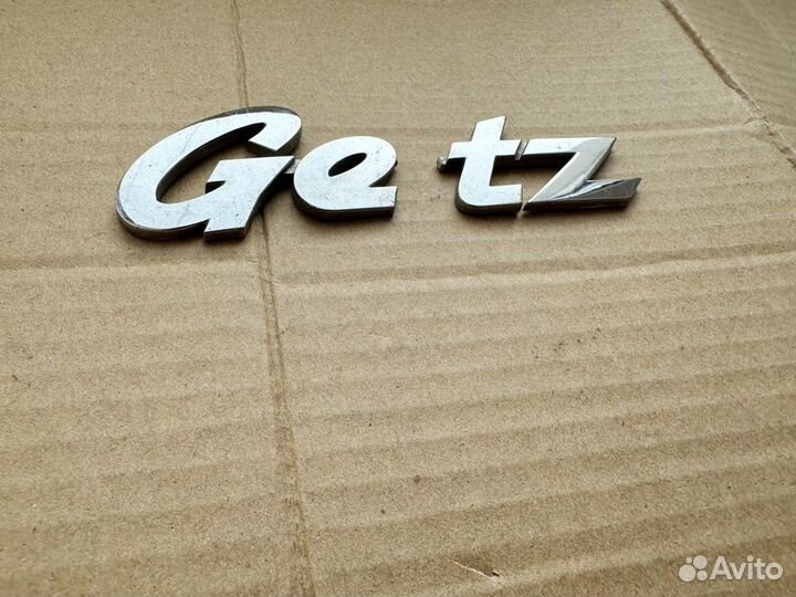 Буквы-надпись Getz на Hyundai б/у