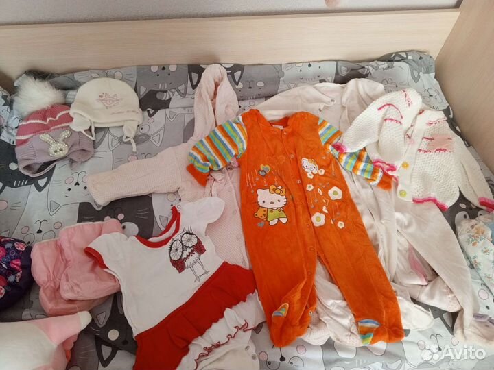 Большой пакет вещей для девочки