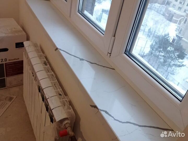 Подоконники из кварца Викостоун