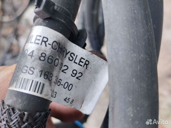 Шланг омывателя фар мерседес w204