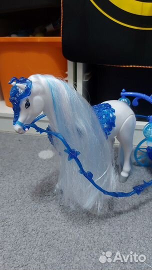 Карета принцессы с лошадью (свет,звук)